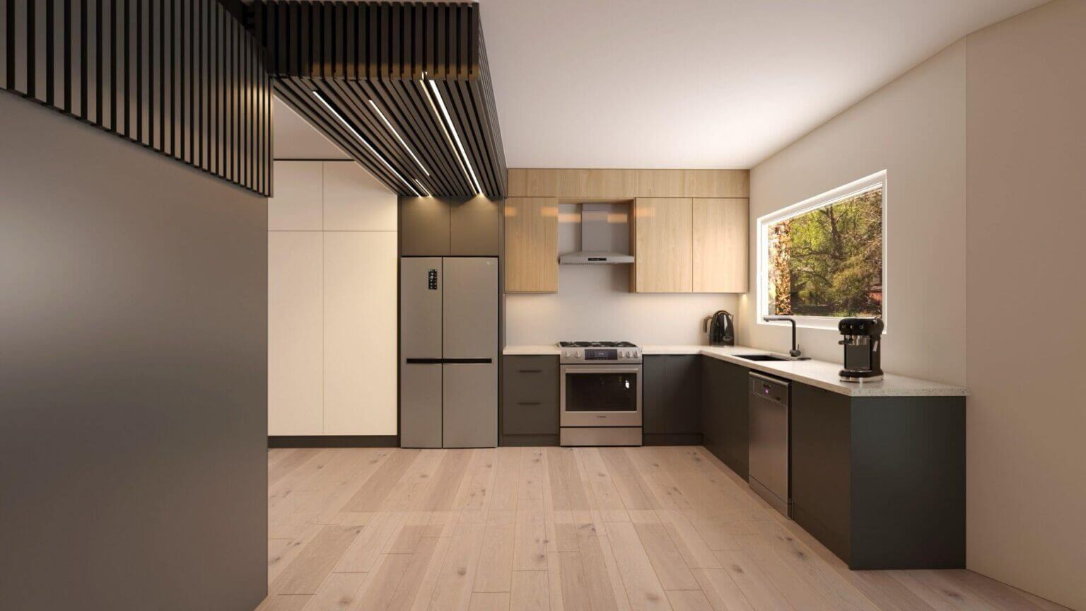 Custom kitchen island and cabinetry
