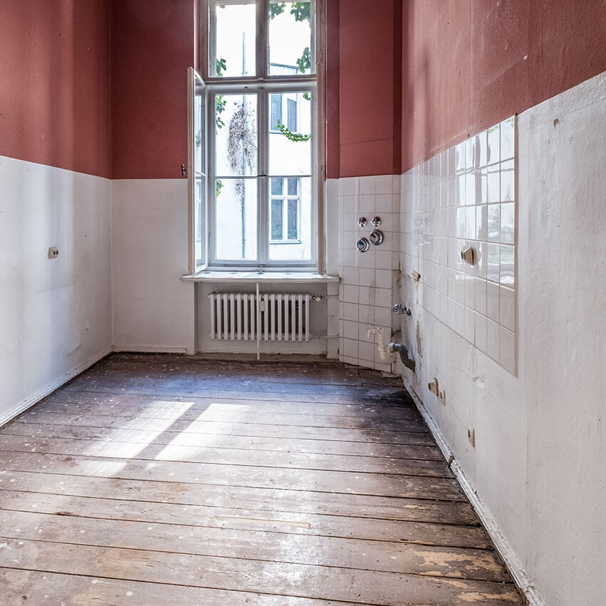 Kitchen before renovation by AIB Homes